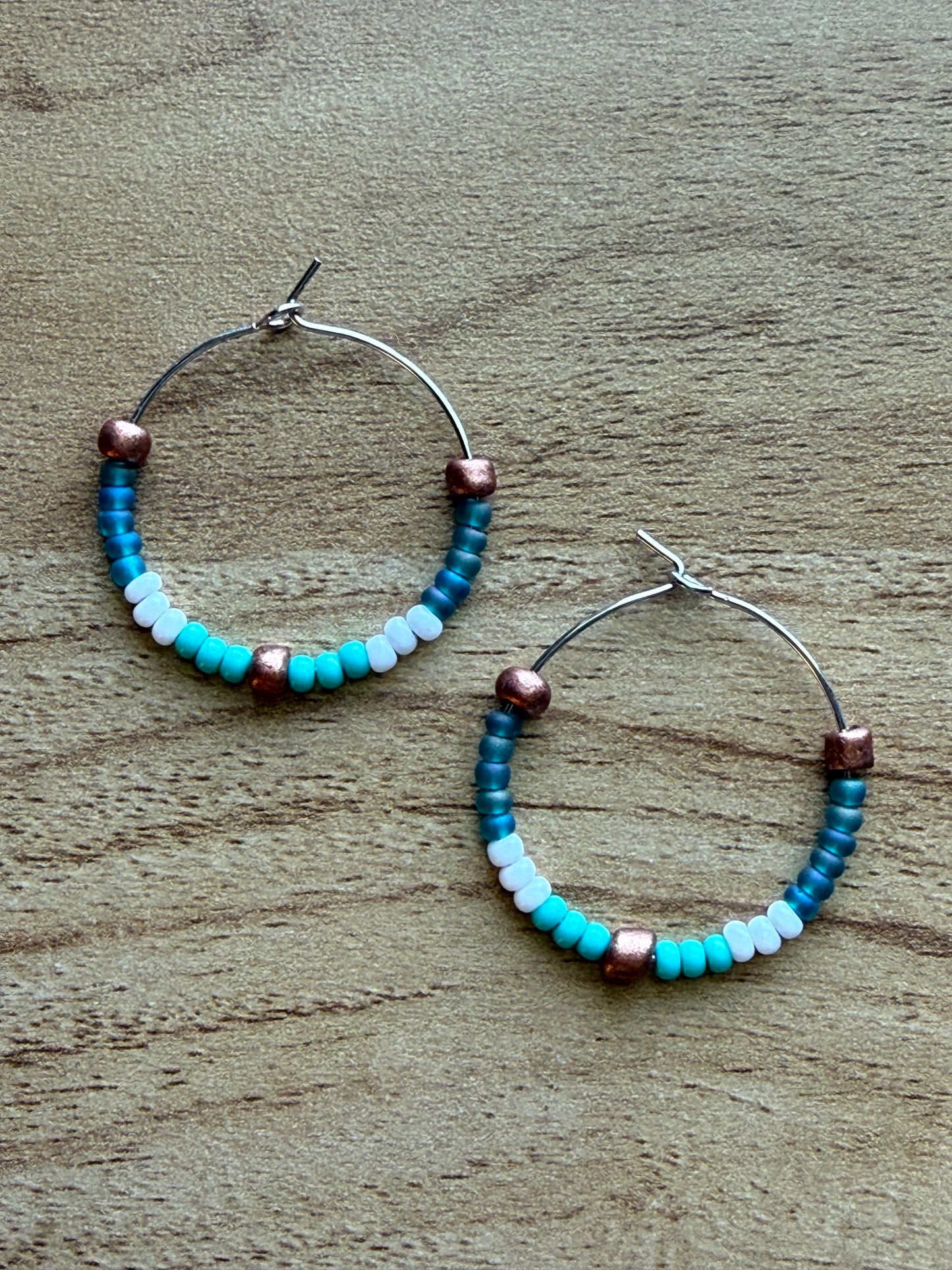 Oceanic Breeze Collection Hoop Earrings - 3B